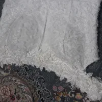 لباس سفید بلند تن نرفته کاملا نو سایز ۴۰ تا ۴۴|لباس|نسیمشهر, |دیوار