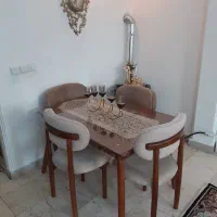 میز و صندلی ناهار خوری غذا خوری چهار نفره چوب راش