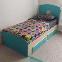 سرویس خواب کودک و نو جوان با محافظ قابل باز کردن|تخت و سرویس خواب|شیراز, قدوسی غربی|دیوار