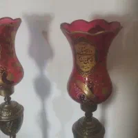 شمعدان کنار سالنی کنار منبری با چراغ مذهبی چهارعدد|صنایع دستی و سایر لوازم تزئینی|مشهد, مشکینی (شهرک غرب)|دیوار