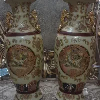 یک جفت گلدان زیرخاکی|صنایع دستی و سایر لوازم تزئینی|اصفهان, شاه پسند|دیوار