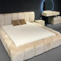 تخت خواب دونفره عروس چراغدار