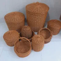 سبد حصیری|صنایع دستی و سایر لوازم تزئینی|میناب, |دیوار