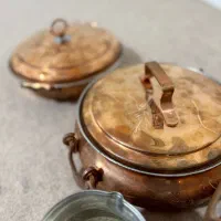 ظروف مسی اصل کرمان|ظروف پخت‌وپز|ایلام, |دیوار