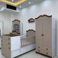 تخت خواب دونفره عروس نوزاد نوجوان taniya|تخت و سرویس خواب|شیراز, گل سرخ|دیوار