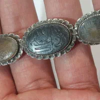 بازوبند نقره با خط بینظیر کوپال|کلکسیون اشیاء عتیقه|تهران, استخر|دیوار