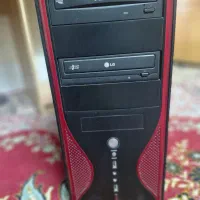 مانیتور و کیس و کیبورد و موس و میز