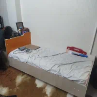 سرویس خواب نوجوان ۳ تیکه همراه تشک فنری بسیار نرم