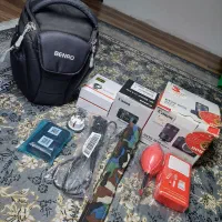 دوربین m50 mark ii با دوعدد لنز و تبدیل
