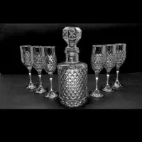 سرویس چینی شربتخوری بدون رنگ کادویی