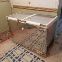 فریزر صندوقی دو درب موتور سوخته