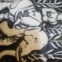 کتیبه سنگی قدیمی سرباز هخامنشی سوار بر فیل|کلکسیون اشیاء عتیقه|اصفهان, ولدان|دیوار