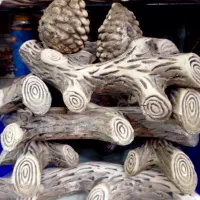 لوازم منقل مشعل و هیزم( چوب ) شومینه|بخاری، هیتر، شومینه|قم, نوقطار|دیوار