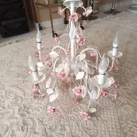 لوستر فانتزی فلزی|لوستر و چراغ آویز|کرج, شاهین‌ویلا|دیوار