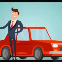 راننده شخصی در اختیار با خودرو