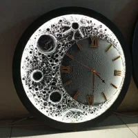 تابلو ماه ساعت|ساعت دیواری و تزئینی|مشهد, رضاشهر|دیوار