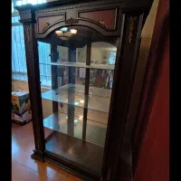 ویترین چوب راش ایستاده