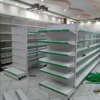 قفسه وسط فروشگاهی دارای لیبل پی وی سی نشکن|فروشگاه و مغازه|هشتگرد, |دیوار