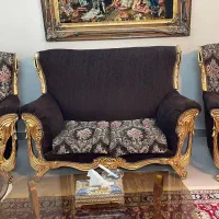 مبل ۸نفره با میز نهارخوری تمام شیشه|مبلمان خانگی و میز عسلی|مشهد, احمدآباد|دیوار