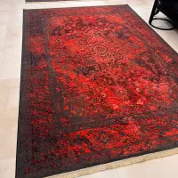 فرش ۶ متری نخ ابریشم ۵ عدد نو