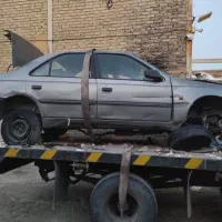 پژو 405مدل89 تصادفی شاسی سالم