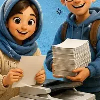 تکثیر یکرو ودورو a3 a4 a5 از ۳۰۰۰ سیمی کتاب  ۶۰۰۰۰