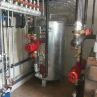 تاسیسات لوله کشی آب شوفاژ . برق کاری  .