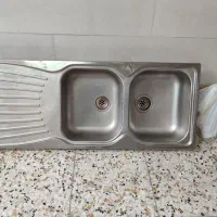 سینک 50در120 کاملا سالم سینک راست توکار