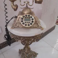 فروش تلفن برنزی و میز تلفن برنز
