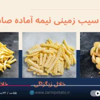 فروش سیب زمینی ارگانیک عمده نیم پز خلال اماده|خوردنی و آشامیدنی|اهواز, طالقانی|دیوار