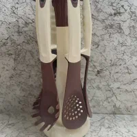 سرویس کفگیر ملاقه نو سیلیکونی ضد حرارت