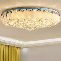 لوستر سقفی کریستالی کار کرده