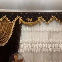 والان کرم و قهوه ای فروشی|پرده، رانر، رومیزی|تهران, اتابک|دیوار