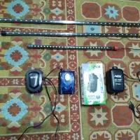 آکواریوم خم فیلتر سطلی چوب آبنوس و پمپ هوا و نور|ماهی|کرمانشاه, |دیوار