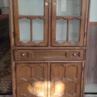 دو عدد بوفه چوبی‌قدیمی|بوفه، ویترین، کنسول|شهرکرد, |دیوار