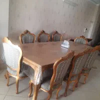 مبل و میز ناهارخوری هشت نفره