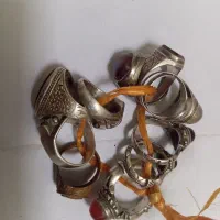 انگشترهای نقره عقیق دار