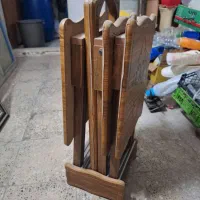 میز عسلی کتابی و تاشو