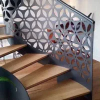 طراحی و ساخت نرده فرفورژه و CNC با کیفیت|خدمات پیشه و مهارت|یزد, |دیوار