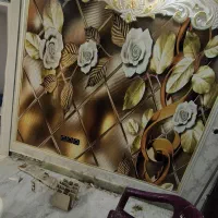 سقف کاذب کناف کاغذ دیواری|خدمات پیشه و مهارت|سراوان, |دیوار