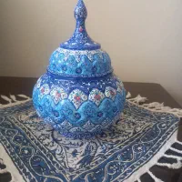 قندان میناکاری روی مس