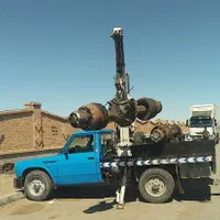 جرثقیل نیسان یدک کش چرخ گیر