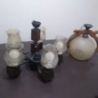 لوستر فوق‌العاده طرح چوب ارزان نو|لوستر و چراغ آویز|تهران, بوستان شیان|دیوار