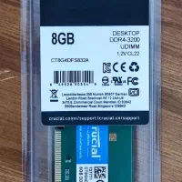 رم کامپیوتر 8 گیگ 3200 کاملا نو گارانتی اواژنگ