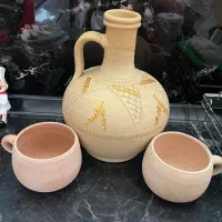 کوزه ولیوان سفالی