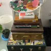 چمدان رنگ نقاشی