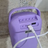 اسپیکر بلوتوثی شارژ خور رقص نور آبی رنگ خوشرنگ|پخشکننده همراه|محمدشهر, محمدشهر|دیوار