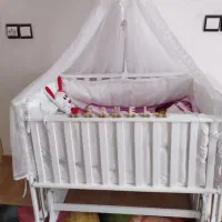 تخت کنار تخت مادر|تخت و صندلی بچه|قزوین, |دیوار