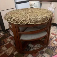 میز نهار خوری ۴ نفره کم جا