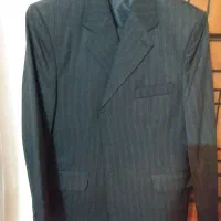 کت و شلوار مشکی راه راه سایز ۵۴ آکبند|لباس|تهران, ائمه اطهار|دیوار